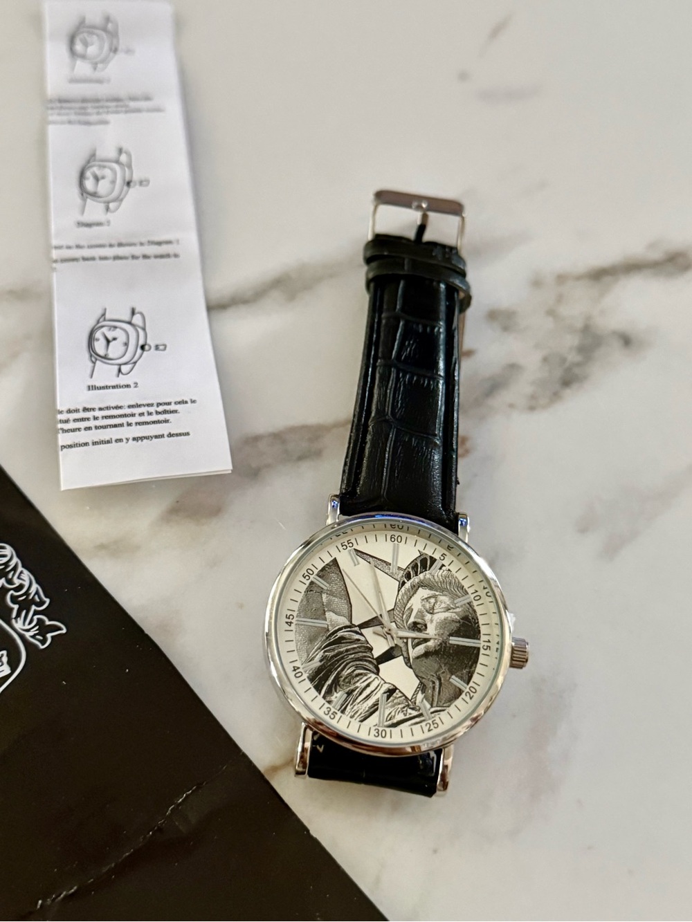 Statue of Liberty Graphic Wrist Watch